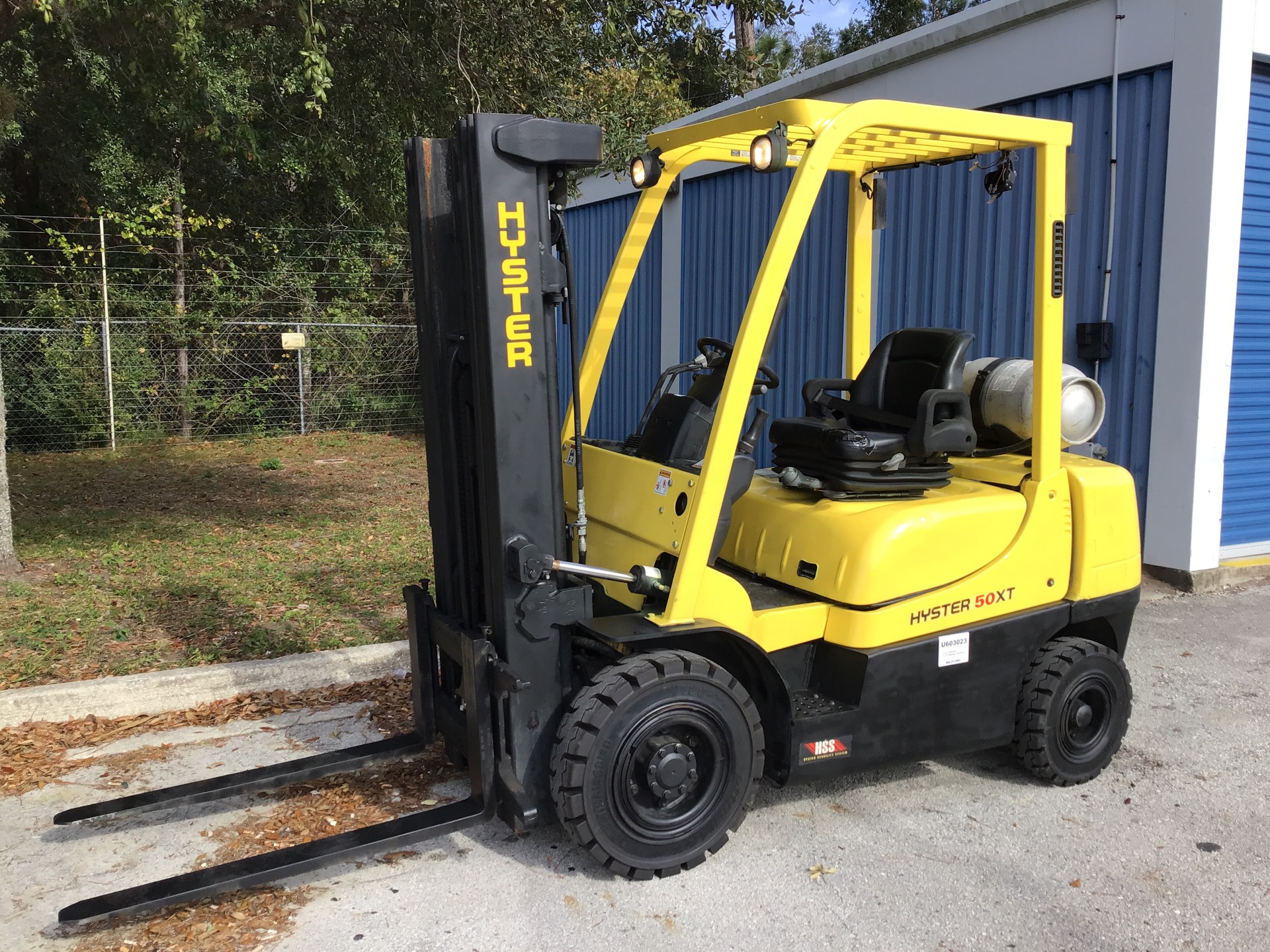 2017 Hyster 50XT LPG Pneumatic Tire Forklift