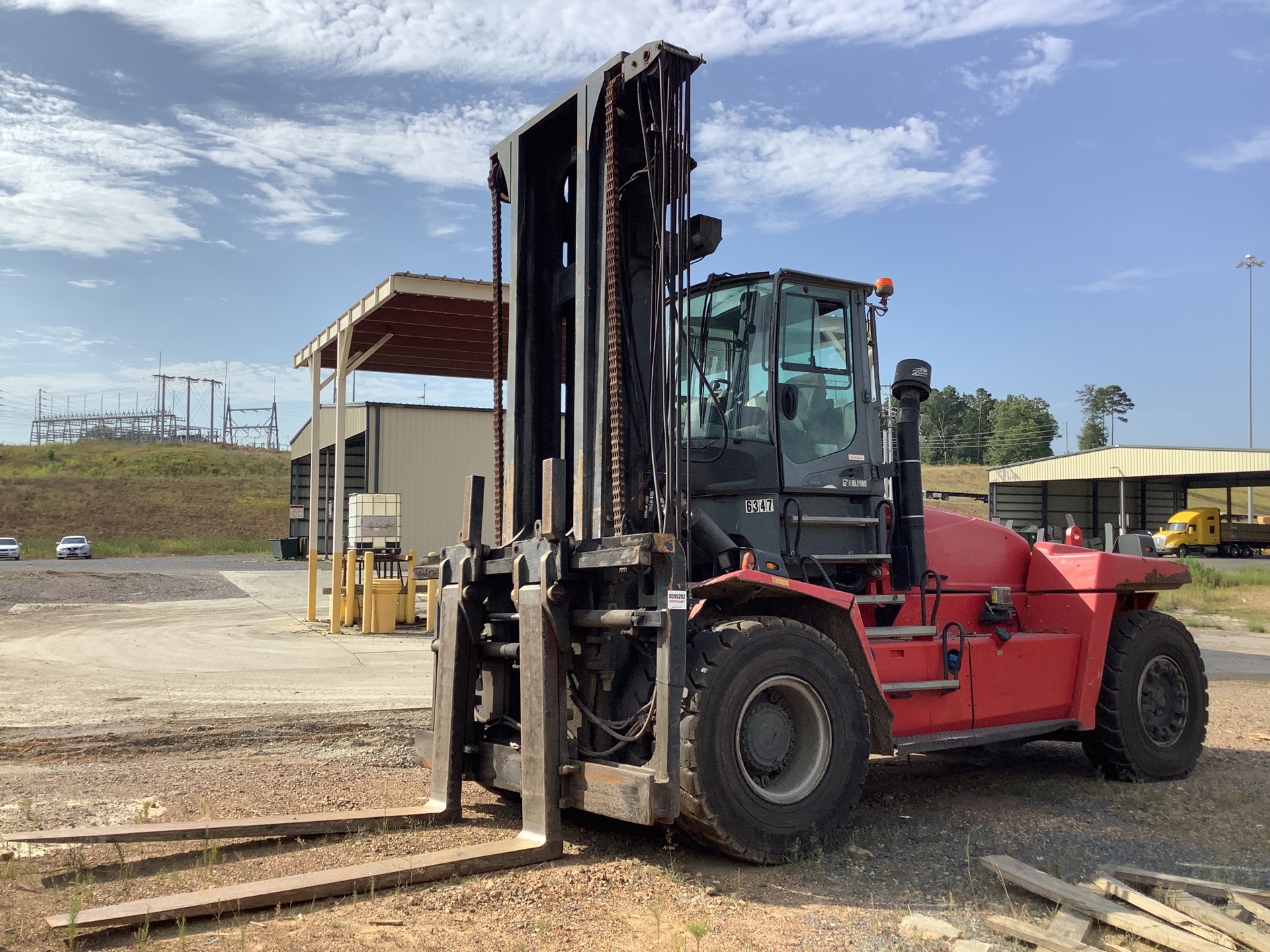 2017 Kalmar DCG220-12LB 51000 lb 4x2 Rough Terrain Forklift