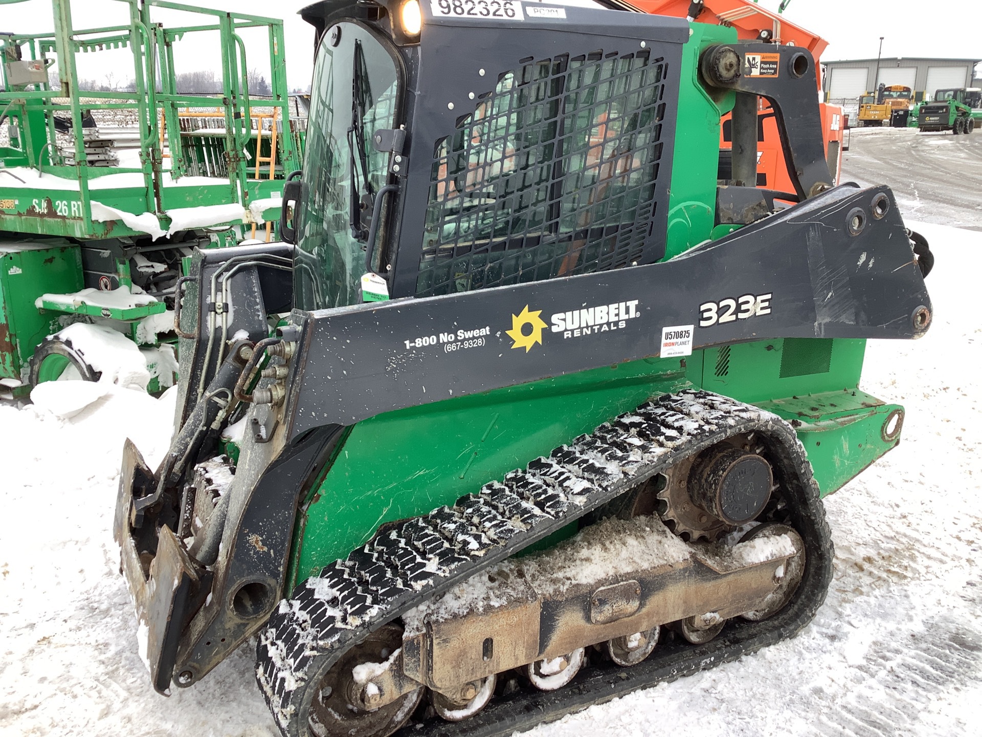 2017 John Deere 323E Compact Track Loader