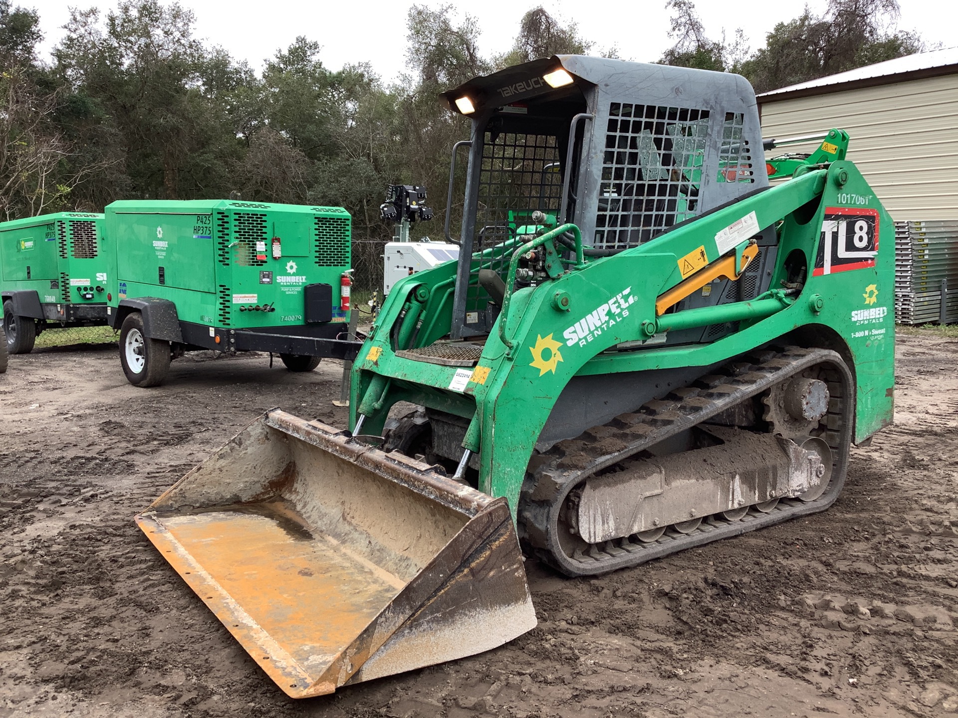 2017 Takeuchi TL8 Two-Speed High Flow Compact Track Loader