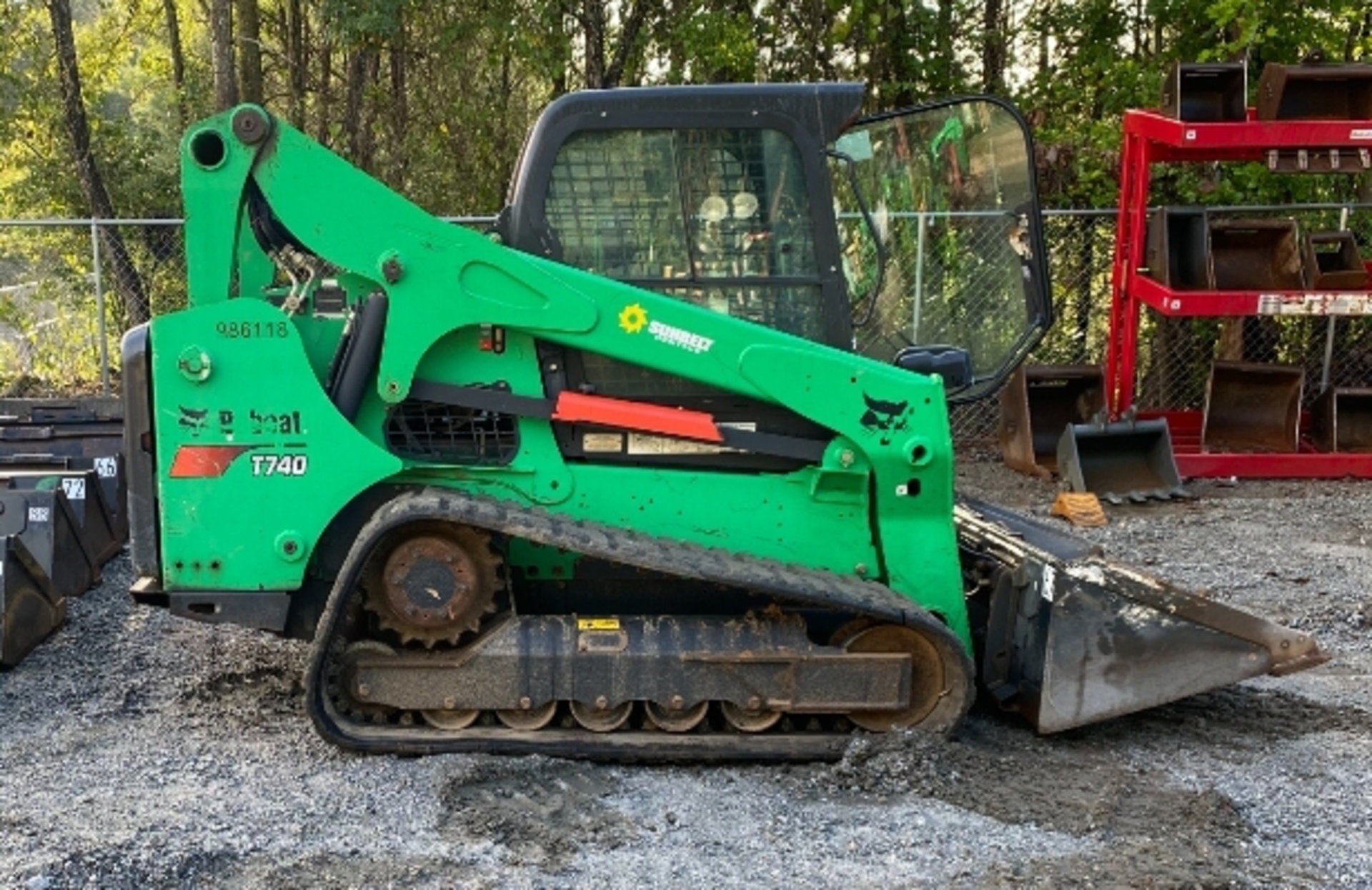 2017 Bobcat T740 Compact Track Loader