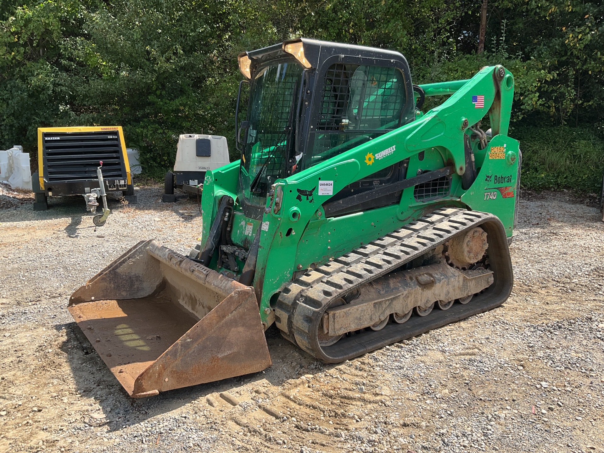 2017 Bobcat T740 Compact Track Loader