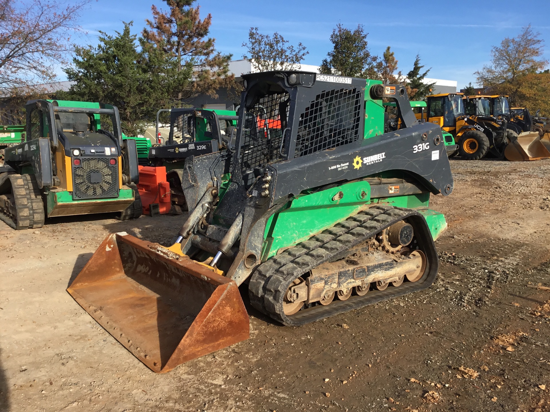 2017 John Deere 331G Compact Track Loader